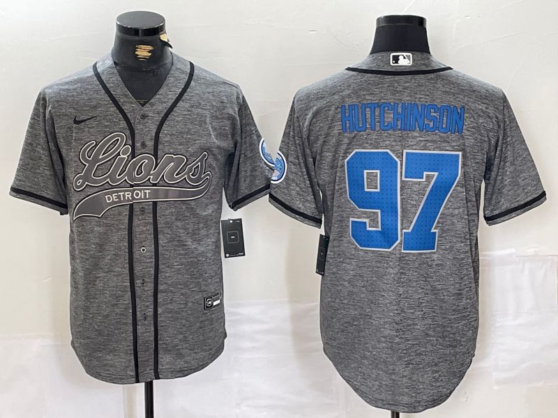Men Detroit Lions #97 Hutchinson Camo Joint Name 2024 Nike Limited NFL Jersey style 1->detroit lions->NFL Jersey
